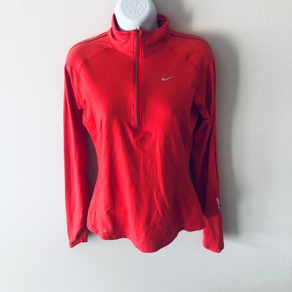Nike Dri-Fit Half Zip Women's SZ S Workout Layering Workout Pullover - Picture 12 of 12
